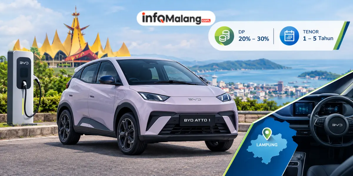 Berapa DP Ideal? Ini Rincian Cicilan Mobil Listrik BYD Atto 1 Wilayah Lampung