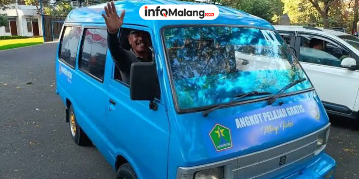 15 Rute Angkot Pelajar Gratis di Kota Malang, Ini Jalur yang Bisa Dipilih