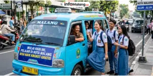 Mulai Hari Ini, Pelajar di Kota Malang Bisa Naik Angkot Gratis