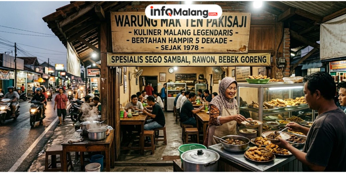 Warung Mak Ten Pakisaji, Jejak Kuliner Malang yang Bertahan Hampir Lima Dekade