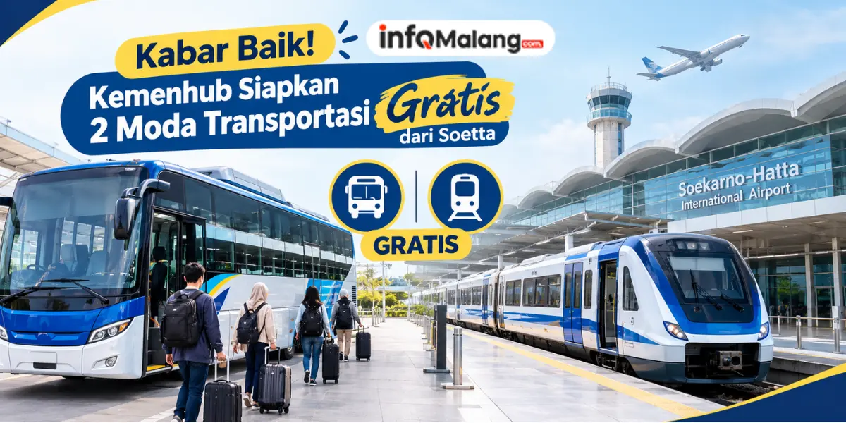 Kabar Baik! Kemenhub Siapkan 2 Moda Transportasi Gratis dari Soetta