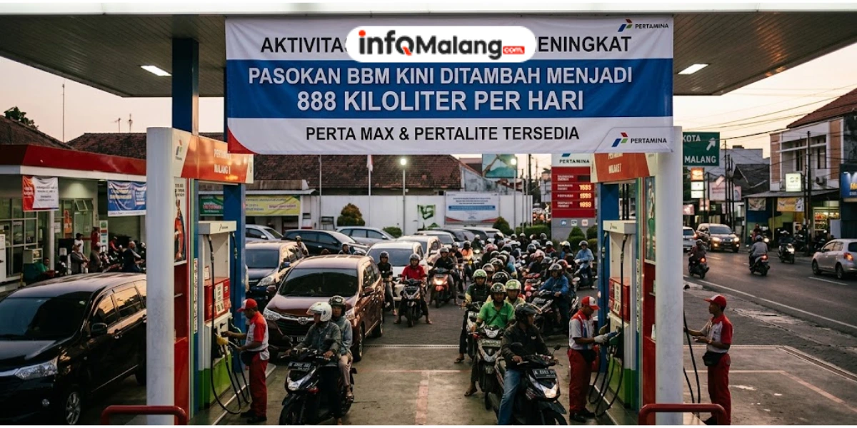 Aktivitas Warga Malang Meningkat, Pasokan BBM Kini Ditambah Menjadi 888 Kiloliter per Hari