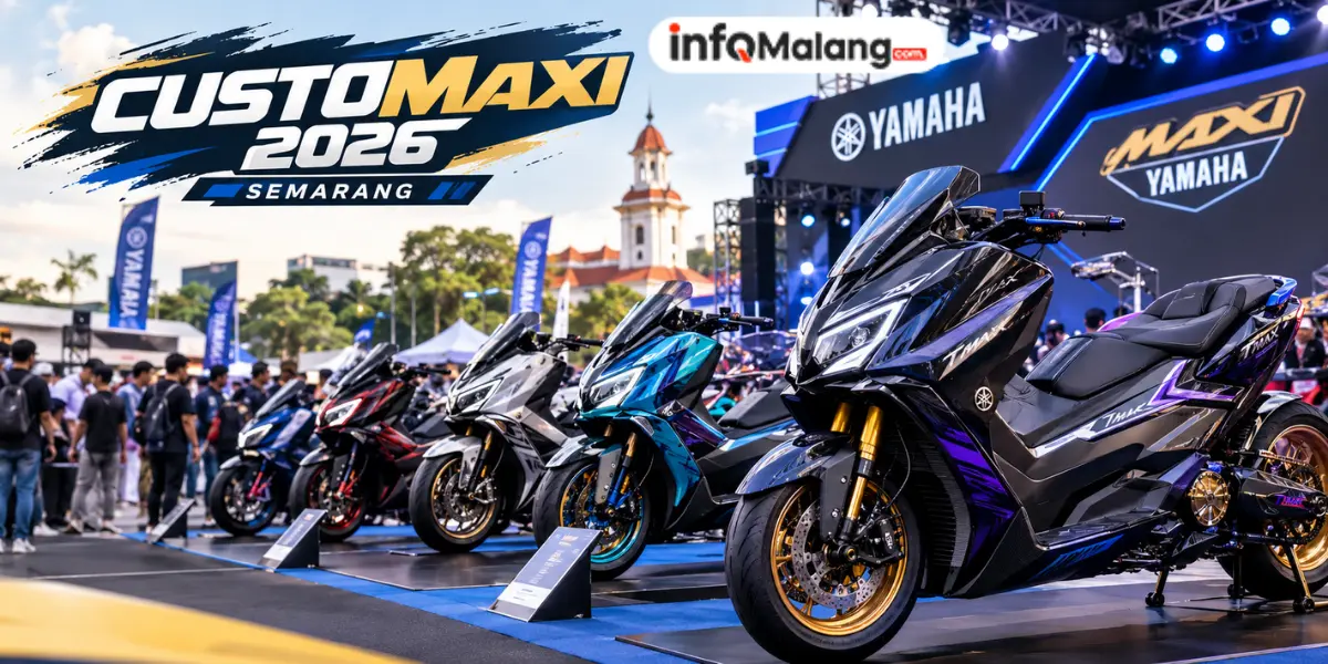 Guncang Semarang! 85 Motor MAXI Yamaha Siap Unjuk Gigi di Customaxi 2026