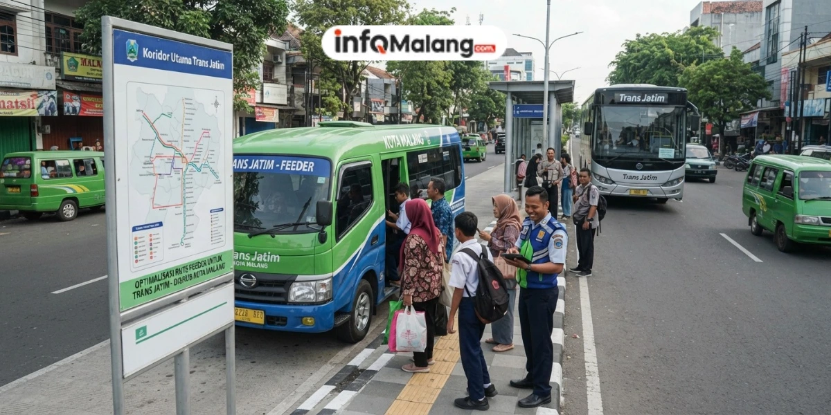 Dishub Kota Malang Siapkan Rute Optimal untuk Integrasi Feeder Bus Trans Jatim