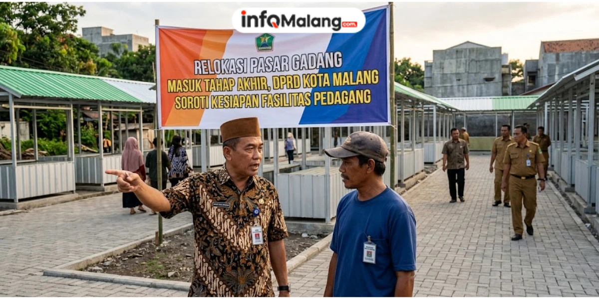 Relokasi Pasar Gadang Masuk Tahap Akhir, DPRD Kota Malang Soroti Kesiapan Fasilitas Pedagang