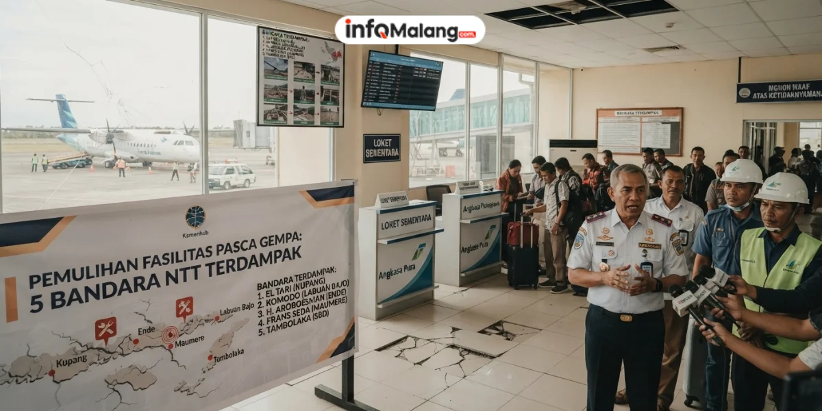 5 Bandara Terdampak Gempa di NTT, Kemenhub Fokus Pulihkan Fasilitas