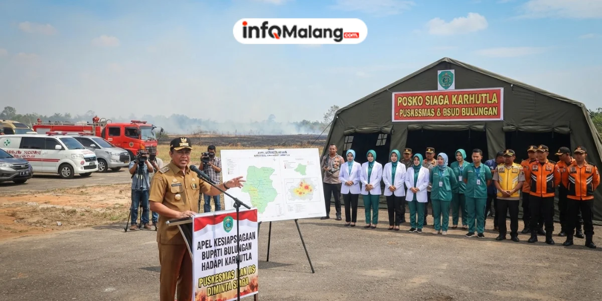 3 Langkah Bupati Bulungan Hadapi Karhutla, Puskesmas dan RS Diminta Siaga