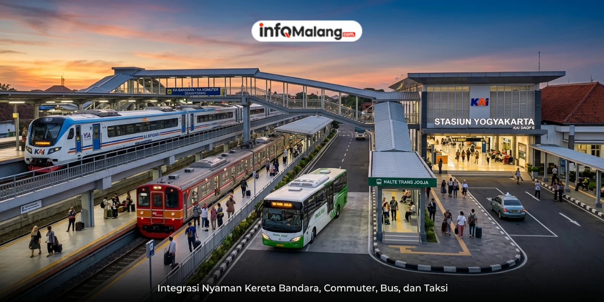 Stasiun Yogyakarta Makin Nyaman, KAI Daop 6 Perkuat Integrasi Antarmoda