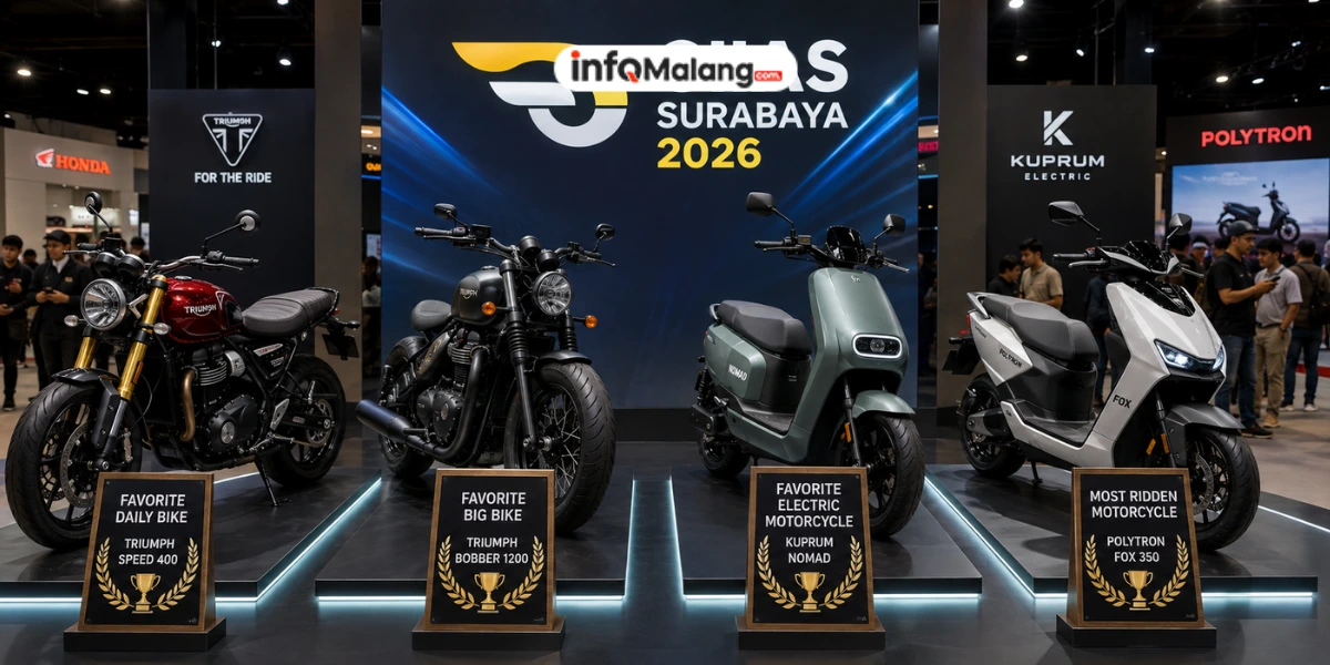 4 Motor Raih Penghargaan Favorit di GIIAS Surabaya 2026 Memikat Pasar