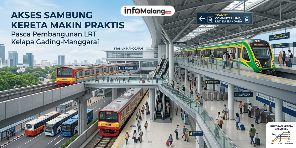 Pasca Pembangunan LRT Kelapa Gading-Manggarai, Akses Sambung Kereta Makin Praktis