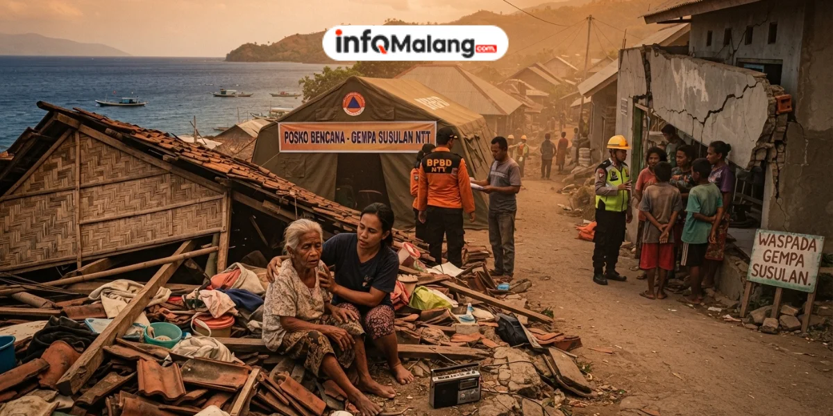 BMKG Catat 13.156 Gempa Susulan di NTT Sejak 15 Agustus 2026