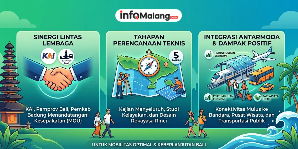Demi Mobilitas Optimal, KAI Sepakati Rencana Pengembangan Kereta Bersama Pemprov Bali