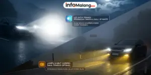 Bahaya Tersembunyi, Lampu LED Terang Mobil Belum Tentu Aman di Jalur Berkabut