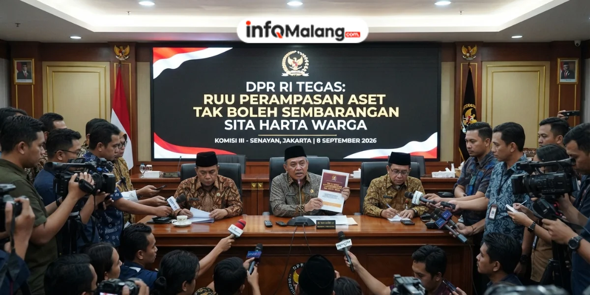 DPR Tegaskan RUU Perampasan Aset Tak Boleh Sembarangan Sita Harta Warga, 8 September 2026