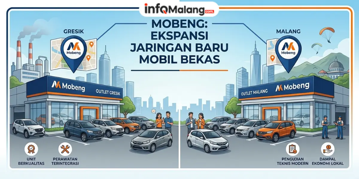Antisipasi Lonjakan Pasar, Mobeng Siapkan Outlet Baru Mobil Bekas di Gresik dan Malang