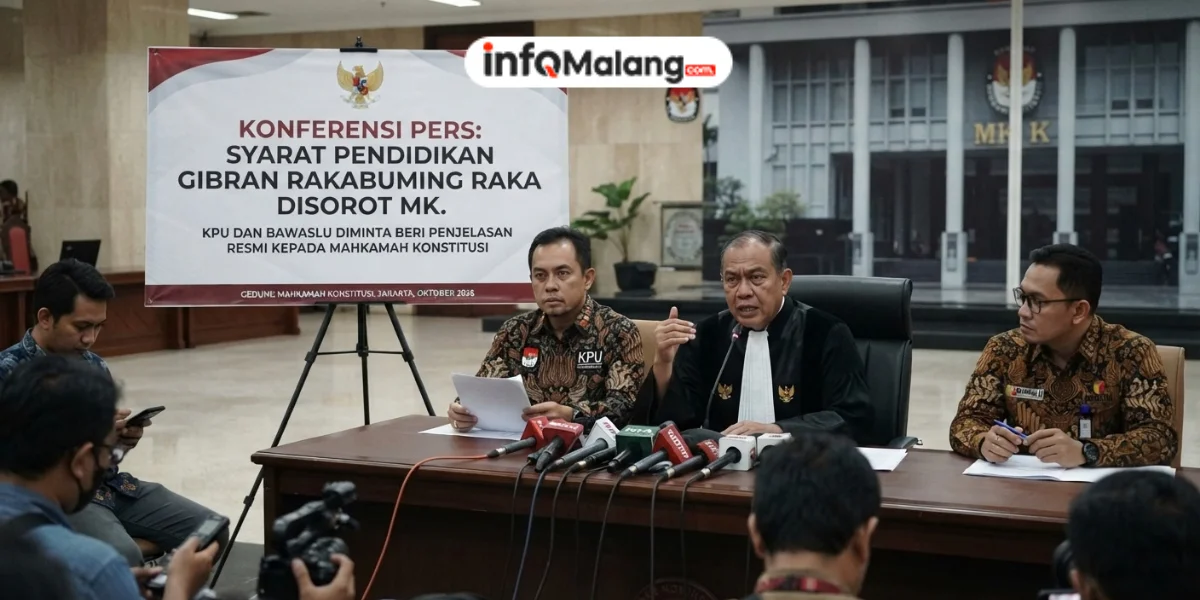 24 September 2026 Syarat Pendidikan Gibran Disorot MK, KPU dan Bawaslu Diminta Beri Penjelasan