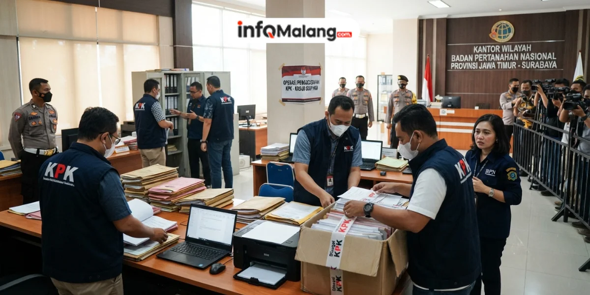 KPK Geledah BPN Jatim 24 September 2026, Ini Kaitan dengan Kasus Suap HGB