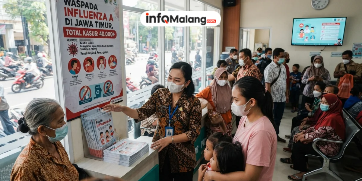 Influenza A di Jatim Capai 40 Ribu Kasus, Ini Kondisi Terbarunya