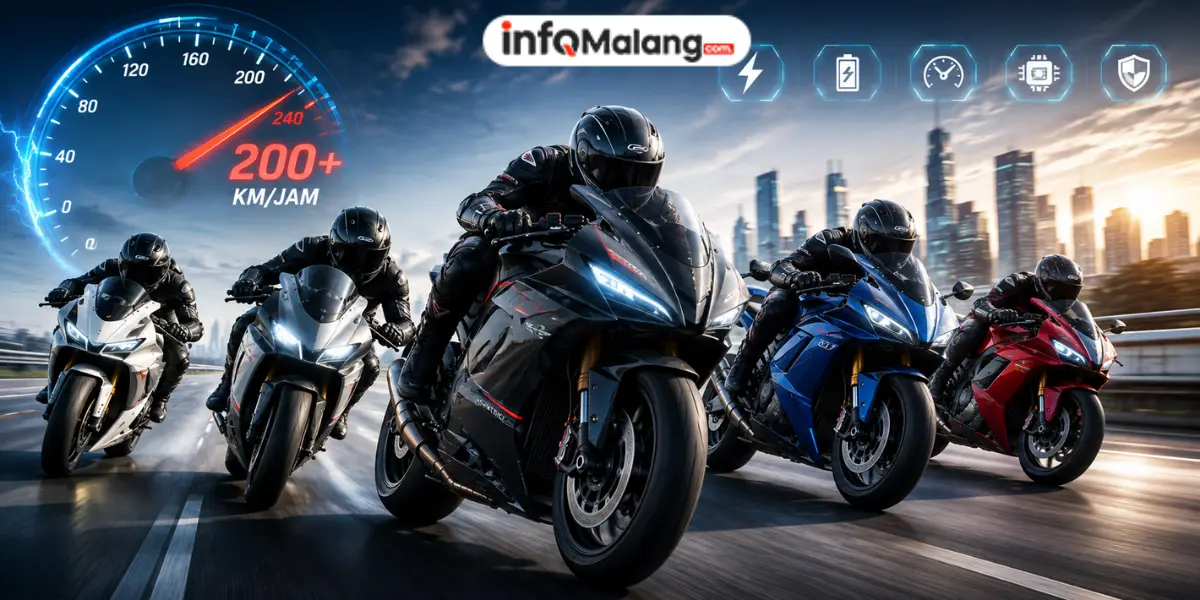 Kalahkan Kelas 250cc, Ini 5 Motor Listrik Super Kencang Tembus 200 Km/Jam!