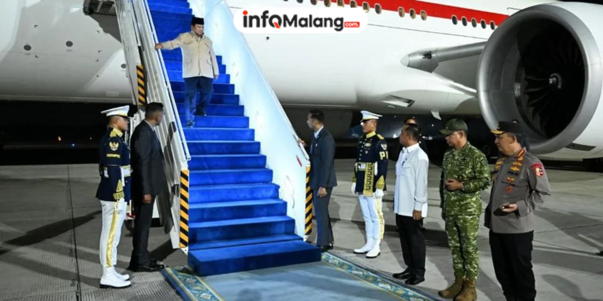 Prabowo Kembali ke Indonesia Usai Tuntaskan Kunjungan di Rusia